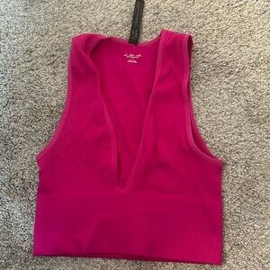 Urban outfitters out from under hailey seamless knit plunge bra top